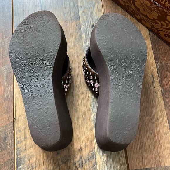 Justin wedge flip flops - Picture 5 of 9